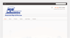 Desktop Screenshot of mjbindustries.com
